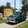 Classic 1955 1st Series Chevy PU belonging to Leon & Lucille Bergquist.
